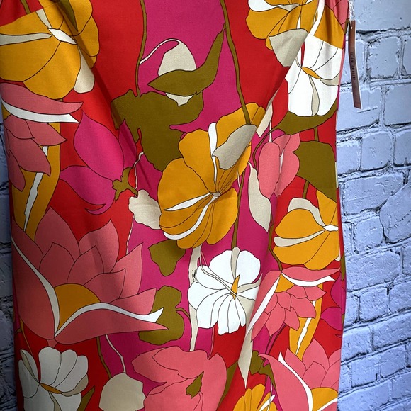 *SOLD* Trina Turk Floral Dress With Tassels - Picture 2 of 11